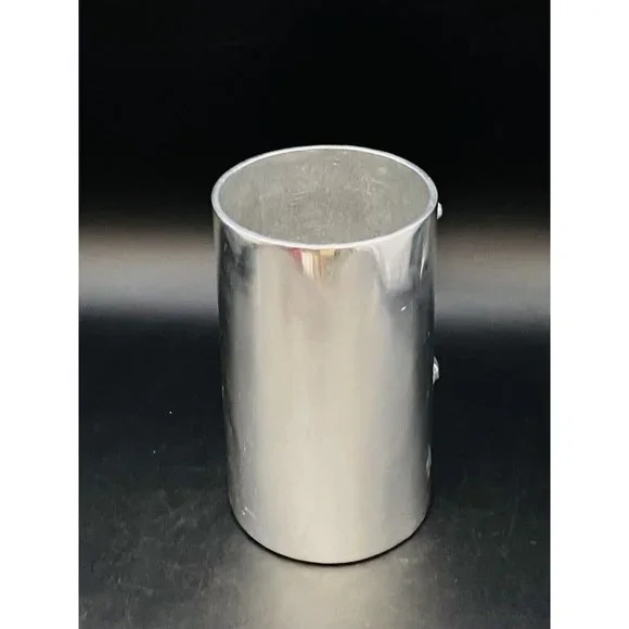 Mariposa Golf Themed 7” Wine Bottle Chiller Holder Polished Aluminum - Picture 4 of 10